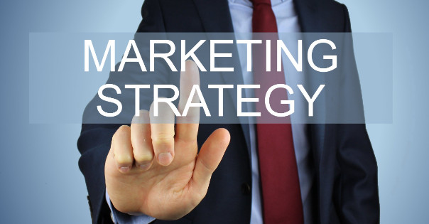 An image depicting a professional digital marketing strategy with charts and graphs